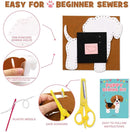 CiyvoLyeen Puppy Craft Kit Kids DIY Crafting and Sewing Set Dog Stuffed Animal Felt Plushie for Girls and Boys Educational Beginners Sewing Set Sewing Kits for Kids Age 8 9 10 11 12 by TinyTreasures Baby Boutique