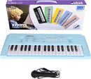 Kids Piano Keyboard, 37 Keys Portable Music Keyboard Early Learning Educational Electronic Music Piano Instrument Toys for 3 4 5 6 Year Old Boys and Girls (Blue) by TinyTreasures Baby Boutique