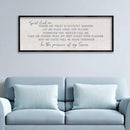 LuZhiQiang Spirit Lead Me Wall Art Decor 40"x15" Christian Scripture Sign Large Inspirational Quote Bible Verse Hanging Wooden Framed (Black) by CozyNest Decor
