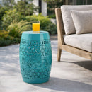 Ruby 12" Metal Outdoor Side Table