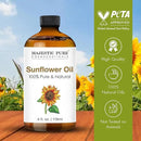 Majestic Pure Sunflower Essential Oil with Glass Dropper - Huge 4 Fl Oz - 100% Pure and Natural Black Pepper Oil - Premium Grade Essential Oils for Diffuser, Aromatherapy, Soap and Candle Making by CozyNest Decor