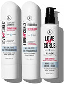 Love Ur Curls Fragrance Free Shampoo & Conditioner Set with All in One Curl Cream Styler for Kinky & Coily Hair, 3 Step System to Repair, 200 mL by TinyTreasures Baby Boutique
