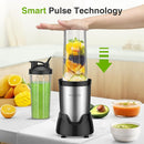 KOIOS Blender for Smoothies,Personal Blender for Shakes and Smoothies with 3 * 22oz To-Go Cups,22000 RPM Smoothie Maker,Detachable 6-leaf Blade Portable Blenders for kitchen,Black by TinyTreasures Baby Boutique