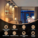 Cordless Spotlight Battery Powered, Indoor Plant Spot Light, Rechargeable Picture Lights with Remote, LED Accent Lighting, Dimmable Display Uplight for Tree Dartboard Decor Painting Art Photo by CozyNest Decor