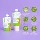 Serenity Kids 6+ Months USDA Organic Veggie Puree Baby Food Pouches | No Sugary Fruits or Added Sugar | Allergen Free | 3.5 Ounce BPA-Free Pouch | Carrot Spinach & Basil | 1 Count by TinyTreasures Baby Boutique