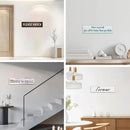 CHAOSETKEN Custom Text Sign Wall Art Personalized Family Quote Wall Decor Family Sign Canvas Prints Customized Wood Text Quote Pictures Rustic Farmhouse Decor Framed (16L x 4W) by CozyNest Decor