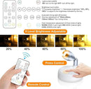 Battery Operated Spotlight Indoor with Remote Warm/Neutral/Cool White 3-Mode Mini Accent Display Light with Dimmer and Timer for Artwork, Picture, Action Figure by CozyNest Decor