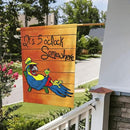 It's 5 O'Clock Somewhere Garden Flag 12x18 Inch Outdoor Decoration Banner Spring Summer Tropical Beach House Flags Yard Farmhouse Garden Deco Indoor Sign, Colour 1 by GreenHaven Gardens