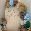 Baby is Brewing Wall Decal - Baby Shower/Gender Reveal/Birthday Party Decoration Supplies Wall Stickers,Beer Brewing Theme Stickers, Brewing Sign Balloon Arch Backdrop and Party Backdrop Decals by TinyTreasures Baby Boutique