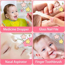 Baby Grooming Kit, Infant Safety Care Set with Hair Brush Comb Nail Clipper Nasal Aspirator,Baby Essentials Kit for Newborn Girls Boys (Pink 20 in 1) by TinyTreasures Baby Boutique