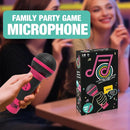 Mic misheard Music Trivia Card Game, Karaoke Party Game for 2-10 Players, Music Card Games with 250 Lyrics (125 Cards) for Family and Adult Christmas & Birthday Gifts by TinyTreasures Baby Boutique