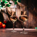 The Wine Savant Crystal Set of 6 Grappa Glasses 3oz Post Dinner Drinks, Italian Tulip Shape, Tasting Glasses, Perfect For Nosing and Sipping, Glasses for Absinthe, Aperol, Sherry, Aperitif, Scotch