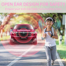 Kids Headphones, Bluetooth 5.2 Air Conduction Open Ear Headphones, 85dB Volume Limiting, Blue Pink by TinyTreasures Baby Boutique
