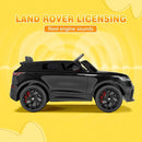 Hetoy Kids Ride On Car with Remote, Licensed Land Rover Kids Electric Car, Ride On Toys for Kids 3-8 with Mp3 Player, Rocking, Pull Rod, Black by TinyTreasures Baby Boutique