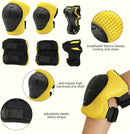 Kids Bike Skateboard Helmet Pad Set,Toddler Cyling Protective Gear Knee & Elbow Pads Wrist Guards for 5-8-10-12-14-16 Years Girls Boys Bicycle Scooter Roller Skate Inline Skating Rollerblading by TinyTreasures Baby Boutique