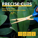 Plant scissors 60mm Gardening Shears (Titanium plated coating Bonsai Scissors) Practical and Light Pruning Shear,plant shears pruning indoor & outdoor by GreenHaven Gardens