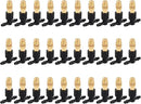 ACBungji 30pcs Brass Misting Nozzles Three-way Connector Drip Irrigation Nozzle 4/7 Inches Adjustable Atomizing Nozzle Cooling Misting System for Outdoor Plant Garden Patio Greenhouse by GreenHaven Gardens