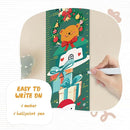 Personalized Name Growth Chart for Wall, Christmas Deer Height Chart, Waterproof Canvas Measure Wall Ruler Removable, Nursery Wall Decor for Baby Kids Toddlers,Christmas Gifts for Kid by TinyTreasures Baby Boutique