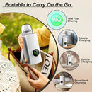 Portable Bottle Warmer,Travel-Friendly,Fast-Heating,Cordless & Rechargable,Baby Bottle Warmer,Comfortable Feeding Bottle Warmer on The Go,Precise Temperature by TinyTreasures Baby Boutique