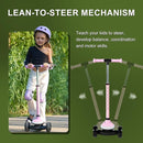 3-Wheel Light-Up Kids Scooter, 20 Different Light Patterns,Three Adjustable Heights,Lean to Steer, Balance Scooter for Ages 3-8 by TinyTreasures Baby Boutique