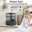 Air Humidifiers for Bedroom and Baby, Home & Plants - KUICH 2.4L Cool Mist Humidifiers for Nursery, 26db Quiet Top Fill Air Humidifier Lasts Up to 30 Hours, Auto Shut-Off, Easy to Fill and Clean,Black by TinyTreasures Baby Boutique