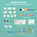 JOYIN Rock Painting Kit for Kids, Arts and Crafts for Girls & Boys Ages 6-12, DIY Supplies for Painting Rocks, Easter Craft Kits Art Set, Toddler Birthday Christmas Presents, Family Indoor Activity by TinyTreasures Baby Boutique