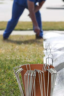 Ashman Garden Landscape SOD Staples and Stakes Pins for Weed Barrier Fabric, Ground Cover, Garden Hose, Lawn Drippers, Drip Irrigation Tubing, 1000 Pack Heavy Duty & Anti Rust by CozyNest Decor