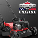 PowerSmart Gas Lawn Mower 21" with B&S 125cc Engine, 2-in-1 Mulching and Side Discharge, Easy Assembly & Lightweight, Cordless Push Lawn Mowers for Garden Yard by GreenHaven Gardens