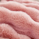 BENVWE Faux Fur Throw Blanket for Couch Bed - Fluffy Soft Thick Bubble Blanket for Living Room Home Decor - Mothers Day Birthday Gifts for Women, Dusty Pink, 63" x 80" by CozyNest Decor