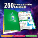 250 Experiments Kits for Kids, Science S.T.E.M Projects Scientific Toys for Boys Girls Gifts Ideas Birthday Christmas, Erupting Volcano, Planet, Bouncy Ball,Chemistry Scientist Set by TinyTreasures Baby Boutique
