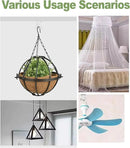 6 pcs Ceiling Hooks for Hanging Plants,Hanging Hanging Lights Metal Small Hooks,Indoor Outdoor Wall Heavy Duty Plant Hanger Swag Hook by GreenHaven Gardens