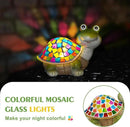 MININOVA Solar Mosaic Turtle Statues Outdoor Garden Decorations with Waterproof Mosaic Light Yard Lawn Porch Patio Home Ornaments Gifts for Women by GreenHaven Gardens