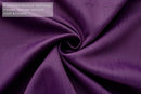 MIUCO Room Darkening Textured Weaved Grommet Blackout Curtains for Bedroom 52x63 Inch Long 2 Panels Purple by TinyTreasures Baby Boutique