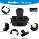 Accmor Universal Stroller Organizer with Insulated Cup Holder and Shoulder Strap, Stroller Caddy Bag Stroller Cup Holder Attachment for Uppababy, Baby Jogger, Britax Strollers, Black by TinyTreasures Baby Boutique