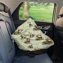 Binienty Highland Cow Baby Car Seat Cover for Boys Girls,Boho Floral Infant Carseat Cover Multi Use Baby Nursing Cover, Shopping Cart/High Chair/Stroller Cover by TinyTreasures Baby Boutique