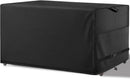 Patio Coffee Table Cover Black Heavy Duty Waterproof Cover 46" L x 26" W x 13" H for Rectangular Coffee Table by GreenHaven Gardens