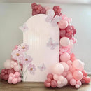 Dusty Pink Balloons 12 Inch Blush Pastel Light Baby Pink and White Latex Party Balloon with Clear Balloons for Women Girls Boho Birthday Wedding Baby Bridal Shower Anniversary Party Decoration by CozyNest Decor