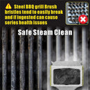 GRILLART Grill Brush Bristle Free, Replaceable BBQ Cleaning Head (No Handle), Safe Replacement Cleaning Pad for Cast Iron/Stainless-Steel Grates - Black by GreenHaven Gardens