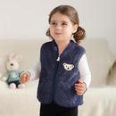Baby Boys Girls Fleece Vest Zip Up Cute Bear Jackets Fuzzy Fall Winter Warm Clothes Newborn Outwear for Toddler Infant by TinyTreasures Baby Boutique