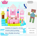 Updated Magnetic Blocks-Princess Castle, Creative Magnetic Building Blocks Toddler Toys, Birthday Gifts for Kids 3+ Years Old, STEM Montessori Sensory Toy for Boys & Girls Age 3-4 4-5 6-8 by TinyTreasures Baby Boutique