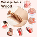 Wood Massage Roller Wood Therapy Massage Tools Body Roller Cellulite Roller Deep Tissue Muscle Roller Wooden Massager for Lymphatic Drainage, Maderoterapia, Muscle Pain Relief(Straight) by CozyNest Decor