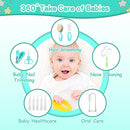 Baby Healthcare and Grooming Kit, 21 in 1 Portable Baby Essentials Kit with Gas Relief Hair Brush Comb Nasal Aspirator for Newborn Boys Girls (21 Kits-Green) by TinyTreasures Baby Boutique