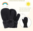PESAAT Baby Girl Mittens Fleece Toddler Boy Mittens Warm Kids Winter Gloves Unisex Cold Weather Baby Gloves by TinyTreasures Baby Boutique