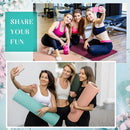 Timgle 24 Pack 68" x 24" Yoga Mat Bulk, 4mm Thick Extra Long Sports Mat Anti Slip Tear Resistant Yoga Exercise Set for Fitness Stretching Home Workout Gym and Studio by TinyTreasures Baby Boutique