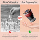 UBALANCE Smart Cupping Therapy Set - Cellulite Massager with 6 Massage Cups, Portable Electric Device for Enhanced Blood Circulation, Reduced Cellulite, and Muscle Soreness Relief（Red） by CozyNest Decor