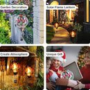Hot Air Balloon Solar Lantern with Flickering Flame Hanging Solar Lanterns Outdoor Lights Waterproof Lanterns Decorative Garden Patio Yard Party Decor Hummingbirds&Red Flowers by GreenHaven Gardens
