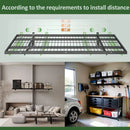1 Pack Garage Wall Shelving, Heavy Duty 1.5' x 3.8' Wall Mount Storage Shelf with Hooks, Garage Storage Rack Floating Shelves, Holds 250 lbs Each by GreenHaven Gardens