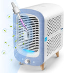 Jafanda Air Purifier for Home Bedroom 780sq ft, HEPA & Activated Carbon, Air Cleaner with Fragrance Sponge & Nightlight for Smoke, Allergies, Dust, Odor, VOC, Pet Dander, Pollen, Office, Desktop,Blue by TinyTreasures Baby Boutique