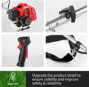 Weed Eater String Trimmer, 58cc Cordless Grass Gas Powered Weed Wacker 4-in-1 Straight Shaft String Trimmer Brush Cutter with 4 Detachable Head by GreenHaven Gardens