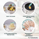 Silicone Cooking Utensils Set, Premium Beech Wood Handle Kitchen Gadgets Utensil Set, Non-Stick Kitchen Utensils Spatula, Tongs, Turner, Whisk, Brush, Spoon, BPA FREE, 446°F Resistant (Mint) by CozyNest Decor